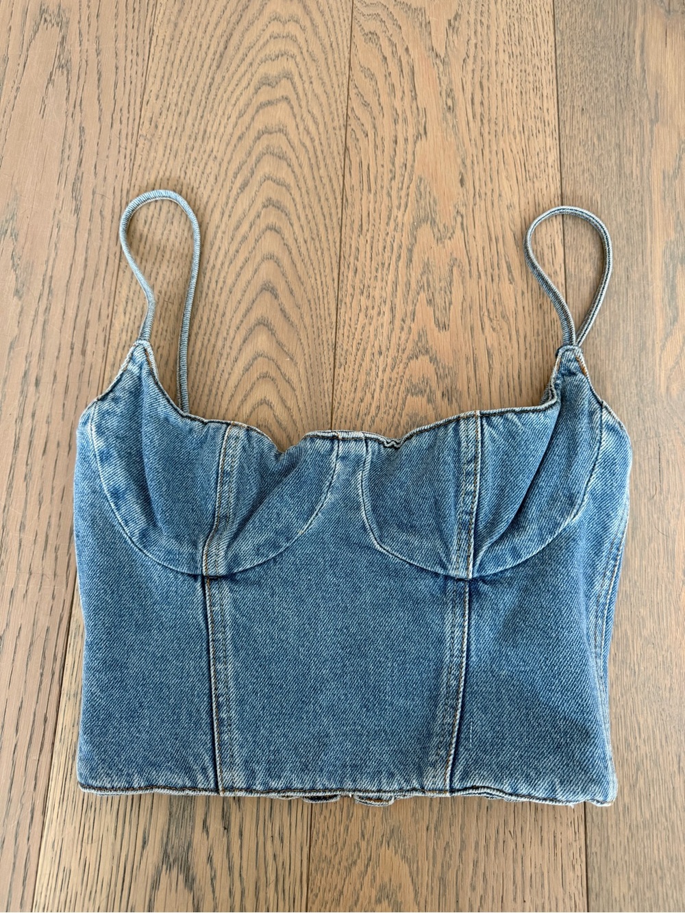 Magda Butrym Denim Bustier sz 6 (FR38)
